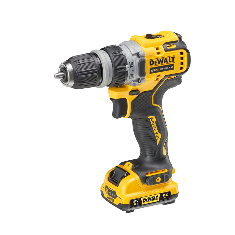 Berbequim/Aparafusador Dewalt (DCD703L2T-QW) 12V XR sem escovas com 4 pontas - 2 baterias de 3Ah