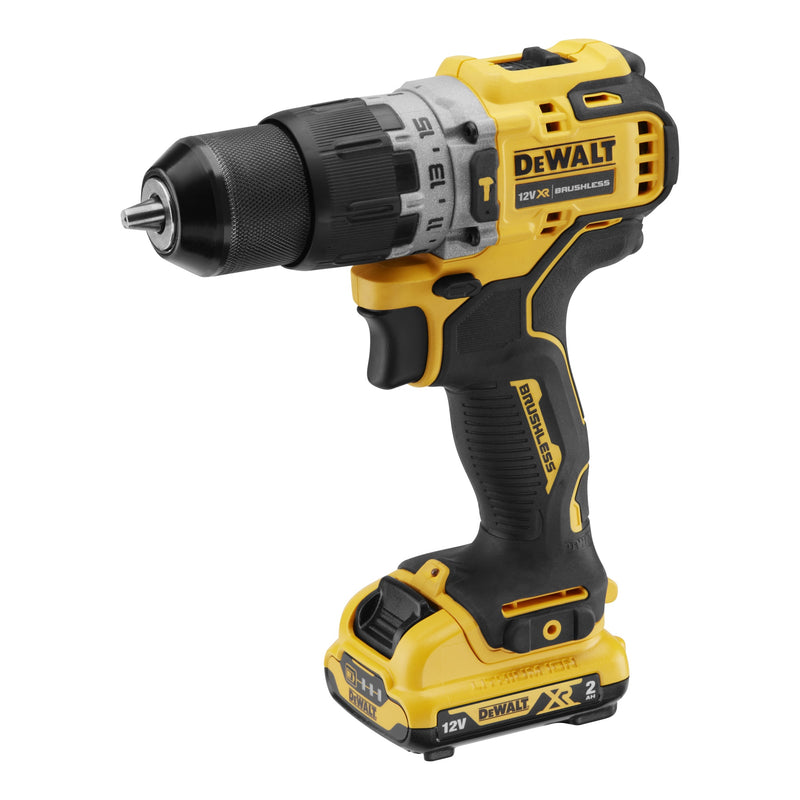 Berbequim/Aparafusador de Impacto Dewalt (DCD706D2-QW) 12V XR sem Escova - 2 x 2Ah