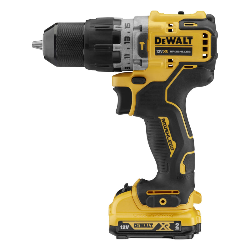 Berbequim/Aparafusador de Impacto Dewalt (DCD706D2-QW) 12V XR sem Escova - 2 x 2Ah