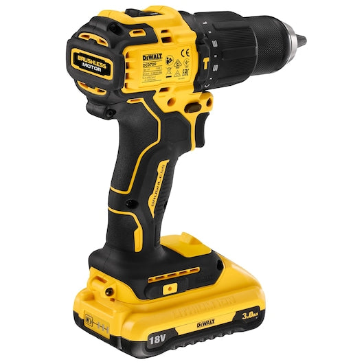 Dewalt (DCD709L2T-QW) 18V XR® Brushless Hammer Drill Driver - 2 x 3Ah