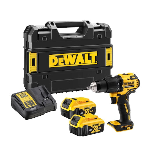 Dewalt (DCD709M2T-QW) 18V XR® Brushless Hammer Drill Driver - 2 x 4Ah