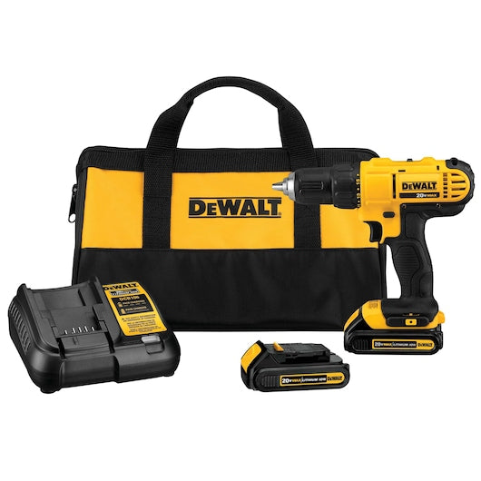 Dewalt (DCD771C2-QW) 18V XR® Drill Driver - 2 x 1.3Ah