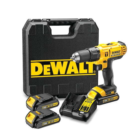 Dewalt (DCD776C3-QW) 18V XR Drill Driver - 3 X 1.3Ah Batteries