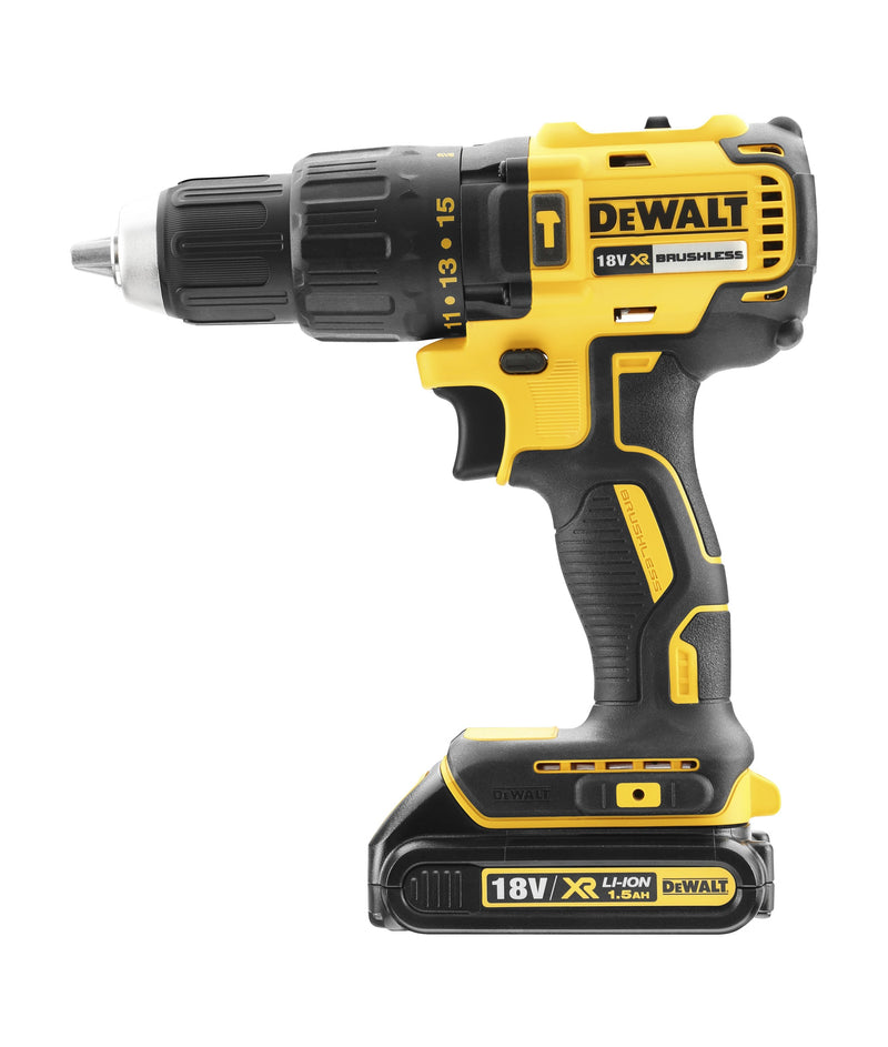 Dewalt (DCD778S2T-QW) 18V XR Brushless Hammer Drill Driver - 2 x 1.5Ah