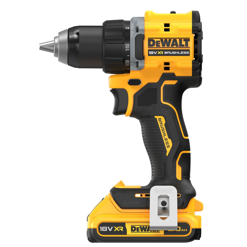 Taladro atornillador compacto sin escobillas XR de 18 V Dewalt (DCD794D2T-QW) - 2 x 4 Ah