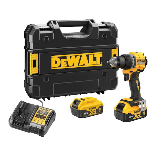 Furadeira/Parafusadeira Compacta Dewalt (DCD794P2T-QW) 18V XR® sem Escovas - 2 x 5Ah