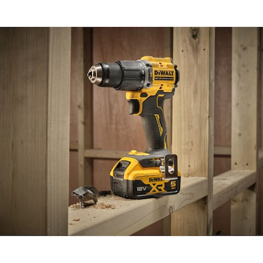Dewalt (DCD799P2T-QW) 18V XR® Brushless Compact Hammer Drill Driver - 2 x 5Ah