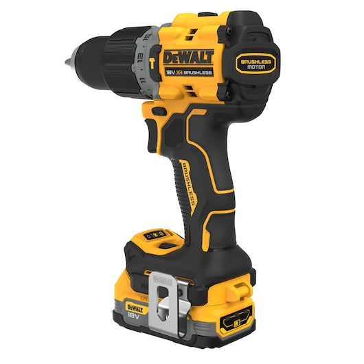 Dewalt (DCD805E1T-QW) 18V XR® Brushless Hammer Drill Driver - 1 x POWERSTACK 1.7Ah