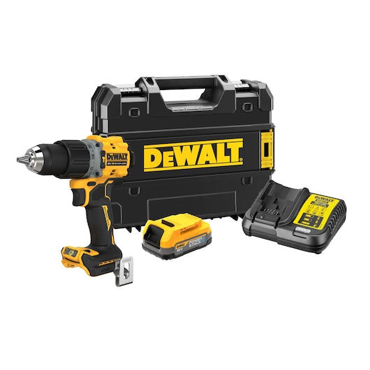 Dewalt (DCD805E1T-QW) 18V XR® Brushless Hammer Drill Driver - 1 x POWERSTACK 1.7Ah