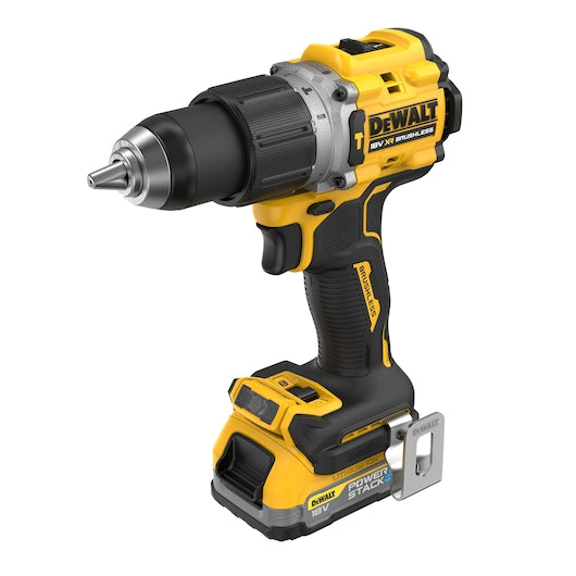 Dewalt (DCD805E2T-QW) 18V XR® Brushless Hammer Drill Driver - 2 x POWERSTACK 1.7Ah