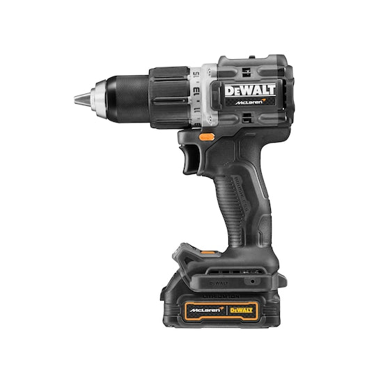 Dewalt (DCD85ME2GT-QW) 18V XR Brushless Hammer Drill Driver - DEWALT x McLaren F1 Team LIMITED Edition - 2 X 1.7 Ah GFN POWERSTACK BATTERIES