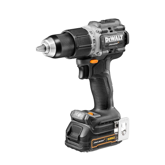 Dewalt (DCD85ME2GT-QW) 18V XR Brushless Hammer Drill Driver - DEWALT x McLaren F1 Team LIMITED Edition - 2 X 1.7 Ah GFN POWERSTACK BATTERIES