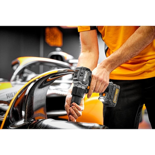 Dewalt (DCD85ME2GT-QW) 18V XR Brushless Hammer Drill Driver - DEWALT x McLaren F1 Team LIMITED Edition - 2 X 1.7 Ah GFN POWERSTACK BATTERIES
