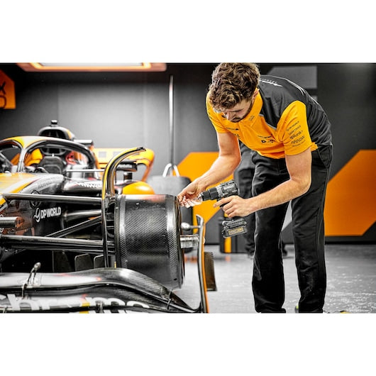 Dewalt (DCD85ME2GT-QW) 18V XR Brushless Hammer Drill Driver - DEWALT x McLaren F1 Team LIMITED Edition - 2 X 1.7 Ah GFN POWERSTACK BATTERIES
