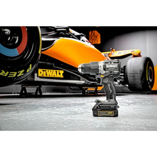 Dewalt (DCD85ME2GT-QW) 18V XR Brushless Hammer Drill Driver - DEWALT x McLaren F1 Team LIMITED Edition - 2 X 1.7 Ah GFN POWERSTACK BATTERIES