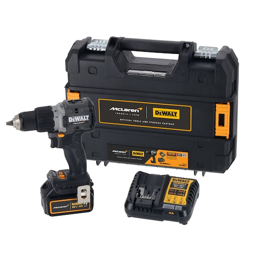 Dewalt (DCD85MM1T-QW) DEWALT® x McLaren F1 Team 18V XR® Brushless Hammer Drill Driver - 1 x 4Ah