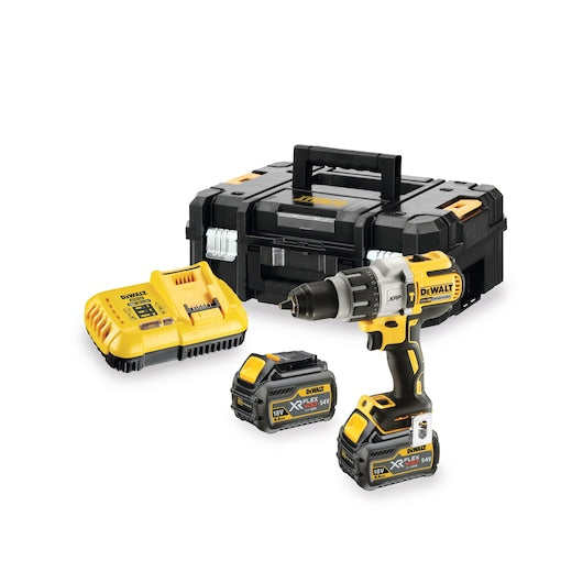 Dewalt (DCD996T2-QW) 18V XR Brushless Premium Hammer Drill Driver - 2 X 6Ah Batteries