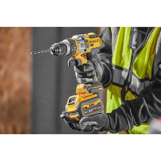 Dewalt (DCD999T1-QW) 18V XR® XRP Brushless Hammer Drill Driver with FLEXVOLT® ADVANTAGE - 1 x 6Ah