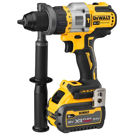 Dewalt (DCD999X1-QW) 18V XR® XRP Brushless Hammer Drill Driver with FLEXVOLT® ADVANTAGE - 1 x 9Ah