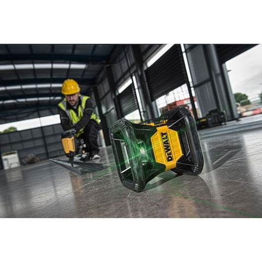 Laser rotativo de feixe verde Dewalt (DCE079D1G-QW) 18V XR® - 1 x 2Ah