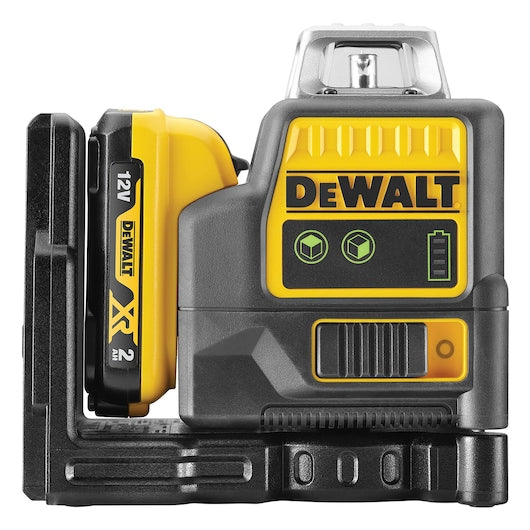 Laser de linha verde Dewalt (DCE0811D1G-QW) 12V XR® 2 x 360° - 1 x 2Ah