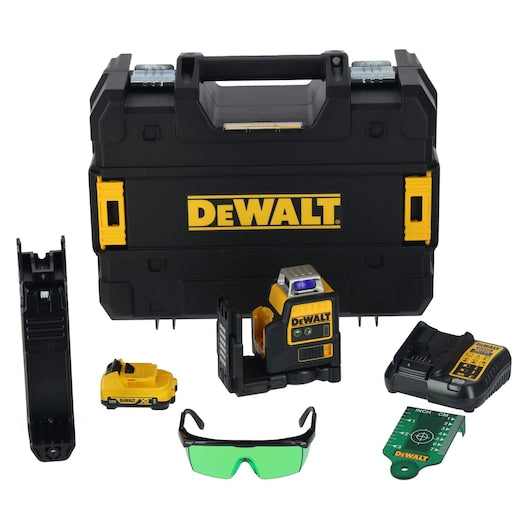Laser de linha verde Dewalt (DCE0811D1G-QW) 12V XR® 2 x 360° - 1 x 2Ah