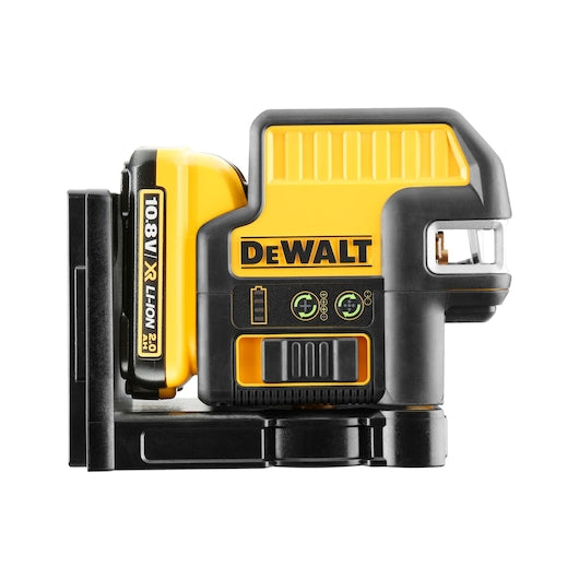 Laser de linha cruzada de 2 pontos Dewalt (DCE0822D1G-QW) 12V XR® com feixe verde - 1 x 2Ah