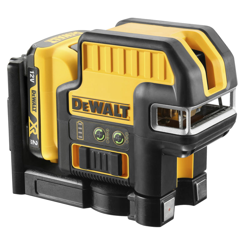 Laser Dewalt (DCE0825D1G-QW) 12V XR com feixe verde de 5 pontos e cruz - 1 x 2Ah