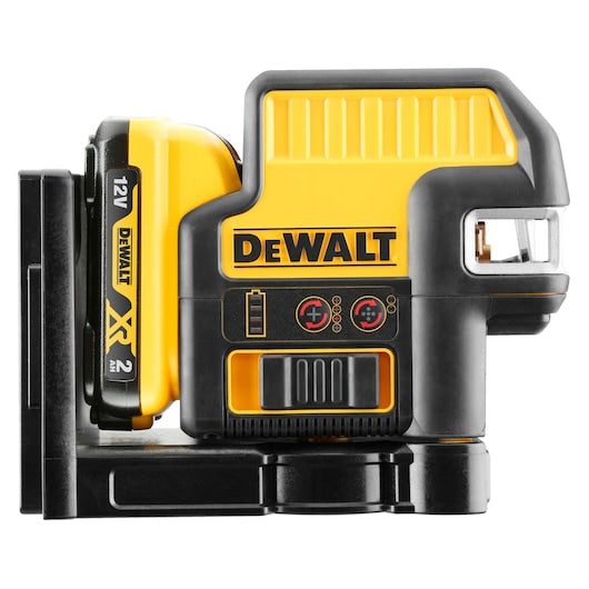 Laser de linha cruzada vermelha Dewalt (DCE0825D1R-QW) 12V XR® de 5 pontos - 1 x 2Ah