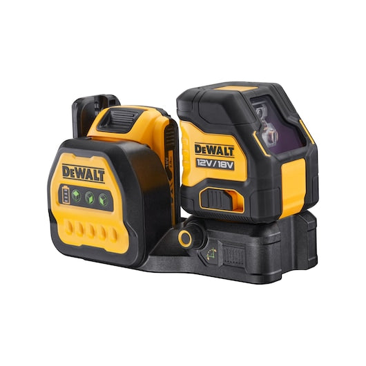 Kit de laser de feixe cruzado verde compacto Dewalt (DCE088D1G18-QW) 12V/18V XR® 3 x 360° - 1 x 2Ah