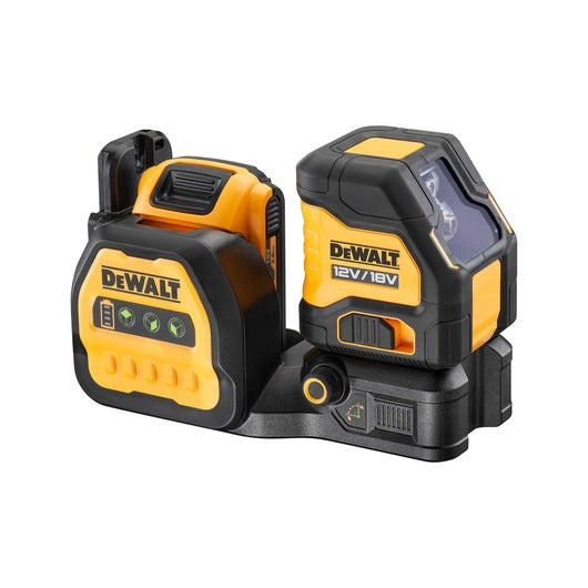 Kit de laser de feixe cruzado verde compacto Dewalt (DCE088D1G18-QW) 12V/18V XR® 3 x 360° - 1 x 2Ah