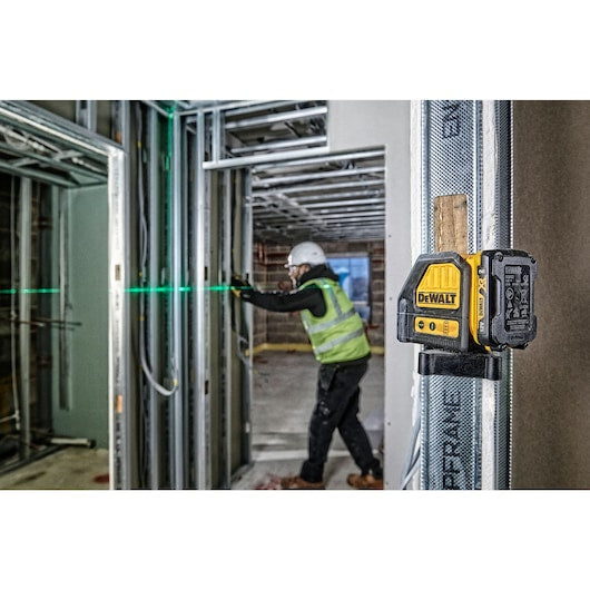 Laser de linhas cruzadas autonivelante Dewalt (DCE088D1G-QW) 10,8V