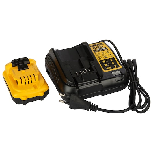 Dewalt (DCE089D1R-QW) 12V XR® 3 x 360° Laser de Linha Cruzada com Feixe Vermelho - 1 x 2Ah