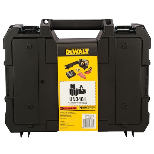 Dewalt (DCE089D1R-QW) 12V XR® 3 x 360° Laser de Linha Cruzada com Feixe Vermelho - 1 x 2Ah