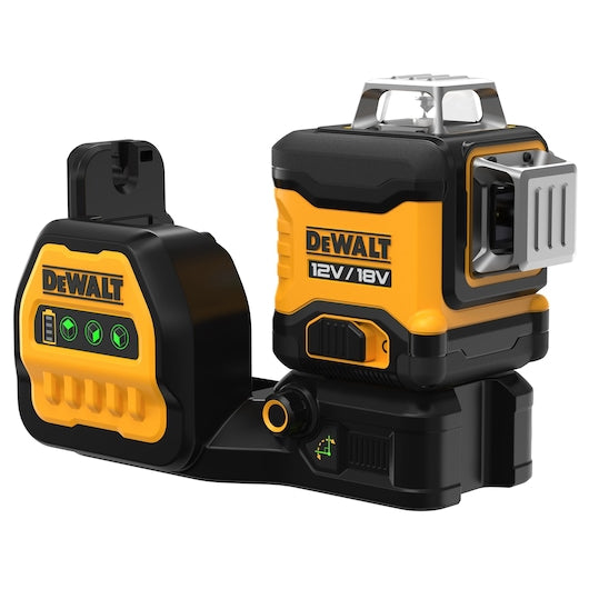 Laser Dewalt (DCE089NG18-XJ) 12V/18V XR® com feixe cruzado de 3 x 360° e cor verde - Somente a ferramenta