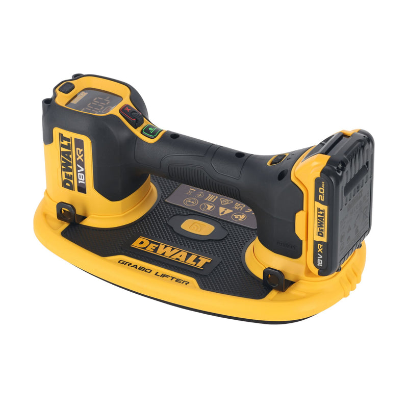 Elevador de vacío Dewalt (DCE590D1T-QW) XR GRABO de 18 V - 1 x 2 Ah