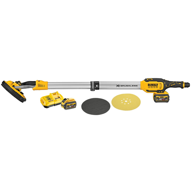 Dewalt (DCE800T2-QW) 18V XR Brushless 225mm Drywall Sander - 2 x 6Ah