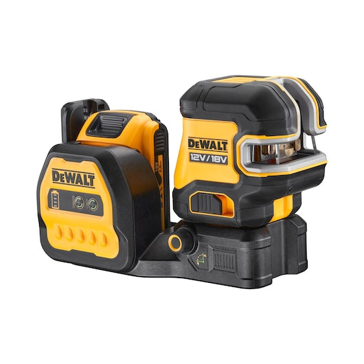 Kit de laser Dewalt (DCE825D1G18-QW) 12V/18V XR® com feixe verde de 5 pontos e cruzado