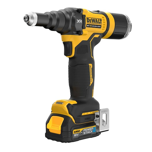 Dewalt (DCF403E1GT-QW) 18V XR® Brushless 4.8mm Rivet Tool - 2 x 2Ah