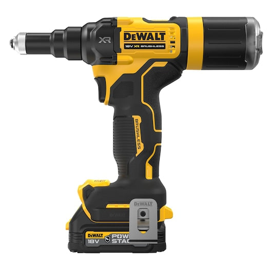 Dewalt (DCF403E1GT-QW) 18V XR® Brushless 4.8mm Rivet Tool - 2 x 2Ah