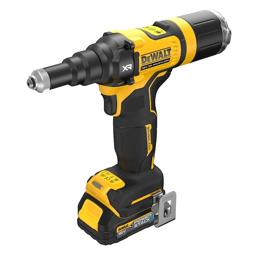 Dewalt (DCF403E1GT-QW) 18V XR® Brushless 4.8mm Rivet Tool - 2 x 2Ah