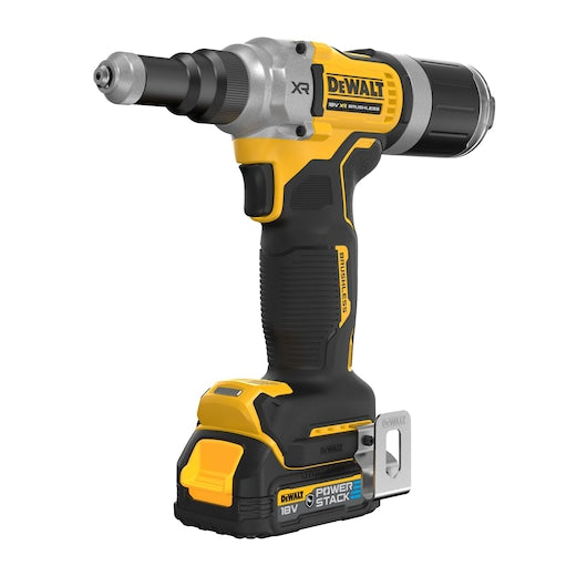 Dewalt (DCF414E2GT-QW) 18V XR® Brushless 6.3mm Rivet Tool - 2 x POWERSTACK 1,7Ah