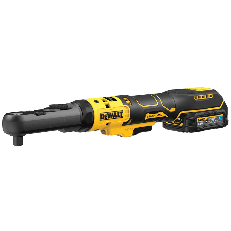 Dewalt (DCF510E2G-QW) 18V XR Brushless 1/2" and 3/8" Sealed Head Ratchet - 2 x POWERSTACK 1.7Ah