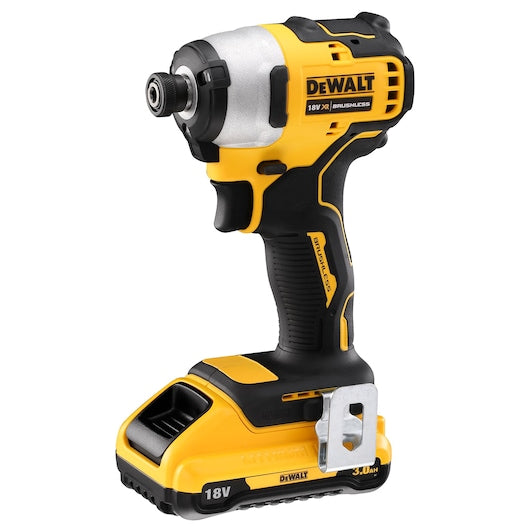 Dewalt (DCF809L2T-QW) 18V XR® Brushless 1/4" Impact Driver - 2 x 3Ah