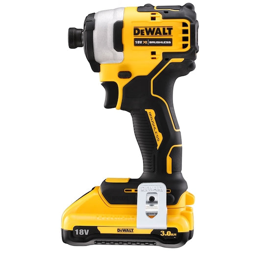 Dewalt (DCF809L2T-QW) 18V XR® Brushless 1/4" Impact Driver - 2 x 3Ah
