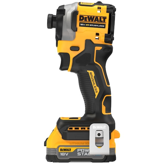 Dewalt (DCF850E2T-QW) 18V XR® Brushless 1/4" Compact Impact Driver - 2 x POWERSTACK 1.7Ah