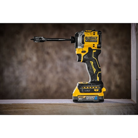 Dewalt (DCF850E2T-QW) 18V XR® Brushless 1/4" Compact Impact Driver - 2 x POWERSTACK 1.7Ah