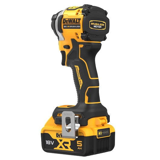 Aparafusadora de Impacto Compacta 18V XR®  1/4" + 2x5.0Ah Dewalt (DCF850P2T-QW)
