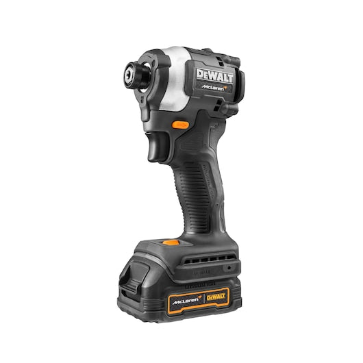 Dewalt (DCF85ME2GT-QW) 18V XR Brushless Compact Impact Driver - DEWALT x McLaren F1 Team LIMITED Edition - 2 X 1.7Ah POWERSTACK Battery