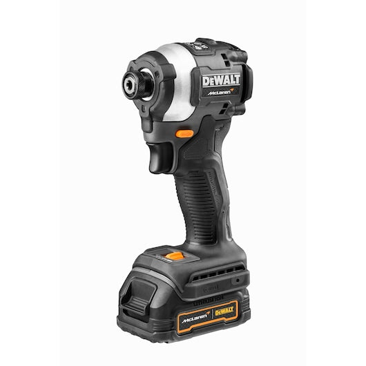 Dewalt (DCF85ME2GT-QW) 18V XR Brushless Compact Impact Driver - DEWALT x McLaren F1 Team LIMITED Edition - 2 X 1.7Ah POWERSTACK Battery